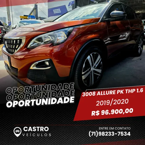 Peugeot 3008 Allure 1.6 Turbo 16V 5P Aut. 2020