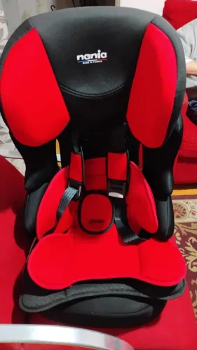 Cadeirinha para Auto Nania Trio - Preta e Vermelha