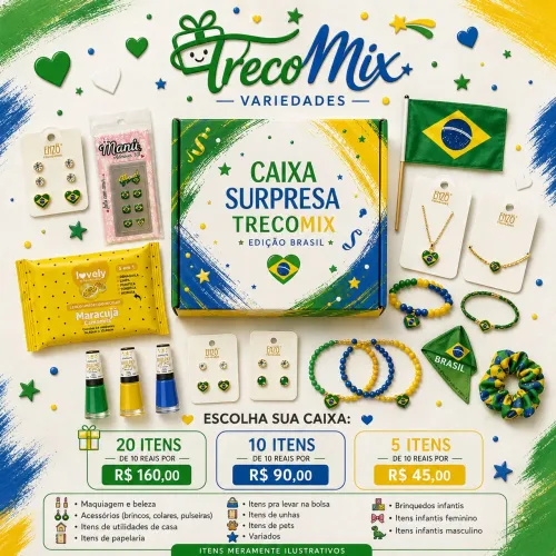 Caixa misteriosa Box Surpresa Loja de dez 
