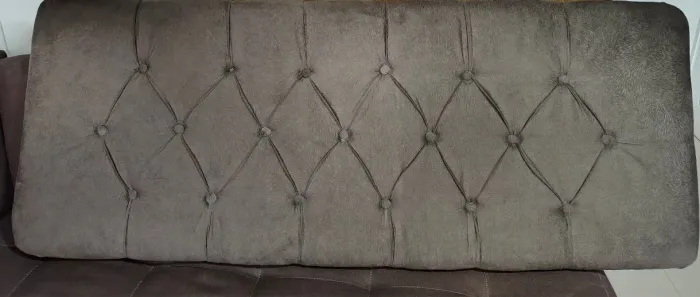 Retirar urgente! Duas cabeceiras Queen marrom Suede, 150,00 cada uma