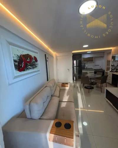 Imóvel mobiliado para aluguel com vista mar, 2 suites em Beira Mar- Fortaleza - CE