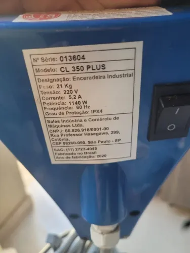 Enceradeira industrial CL 400 PLUS 220V