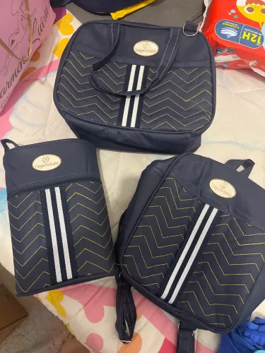 Bolsas de maternidade azul marinho 