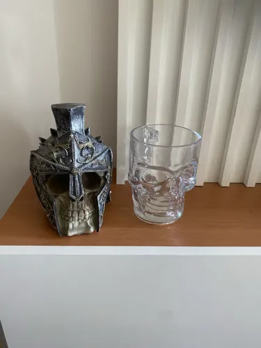 Copo decoração caveira 