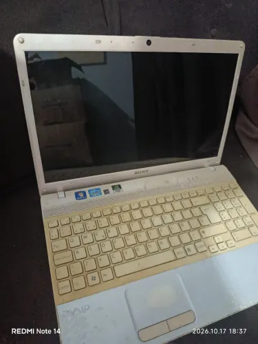 Notebook para retirar peças