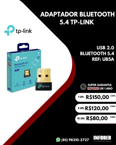 Adaptador bluetooth 5.4 TP Link