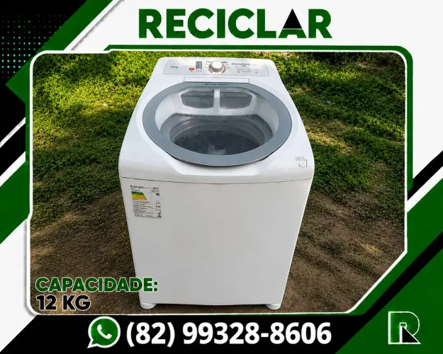 MÁQUINA DE LAVAR BRASTEMP, 12 KG, COM DEFEITO.