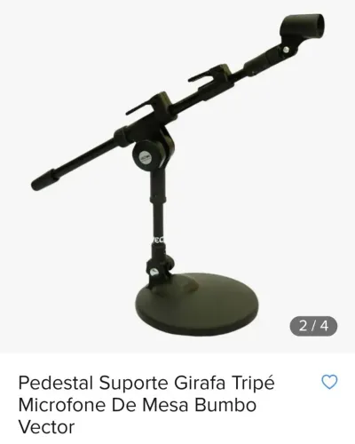 Pedestal de microfone ?