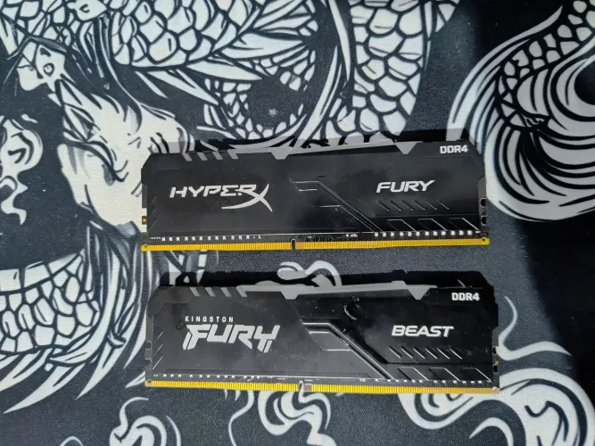 Memória ddr4 16gb 2x8 hyperx fury