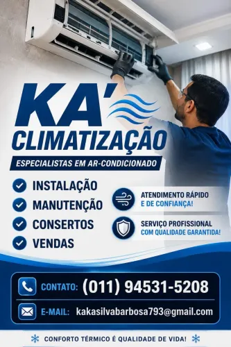 Serviço de instalação de ar-condicionado