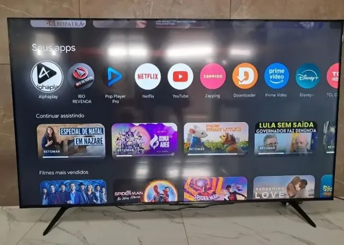 Telão smart 50 Tcl Android 4k 