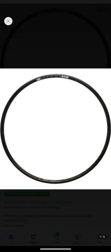 Aro 27.5 Wtb Sx19 32 furos preto