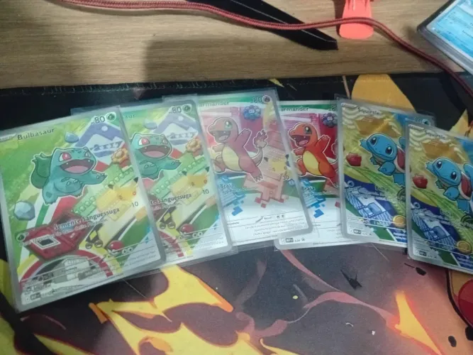 Trio de kanto parceiros iniciais