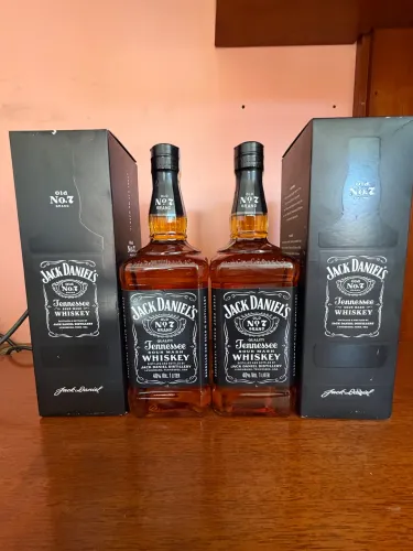 2 Whisky Jack Daniel's Old No. 7 Tennessee 1 Litro - Original
