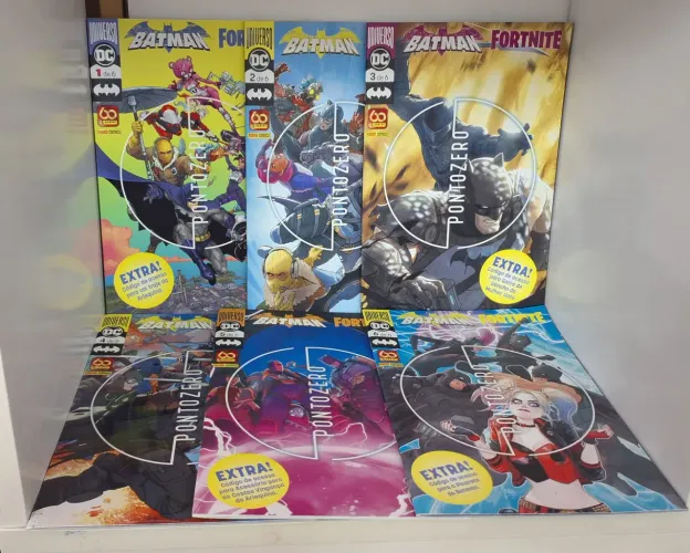 Coleção Completa Hq Batman Fortnite Ponto Zero