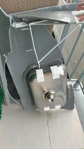 Cuba inox com granito sintético