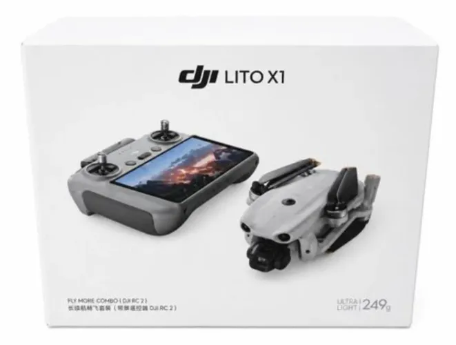 Drone DJI Lito X1 combo RC2 com tela (LACRADO) com invoice BÔNUS LEIA NA DESCRIÇÃO 