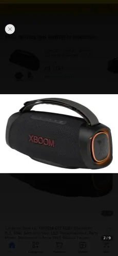 Caixa de som LG xboom