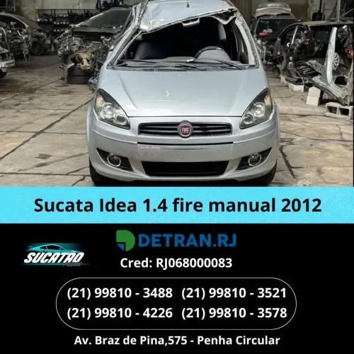 SUCATA DE FIAT IDEA 1.4 Fire manual 