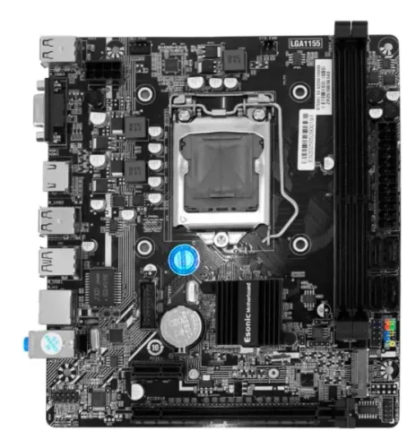 Placa Mãe Micro-atx Intel B75 Lga1155 Ddr3 Usb 2.0