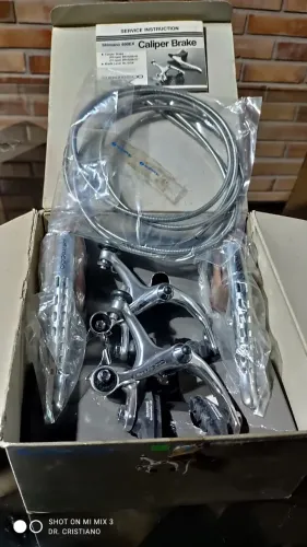 freios SHIMANO 600EX novos na caixa original - relíquia do início dos anos 80 - BIKE SPEED