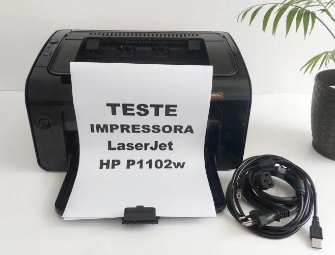 IMPRESSORA PROFISSIONAL APENAS 3300 PÁGINAS LASER HP P1102W REDE HI-FI WIRELESS 