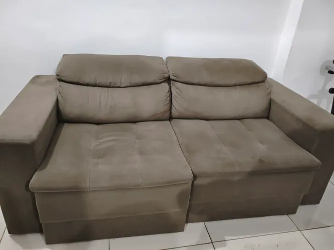 Sofa retrátil dois lugares