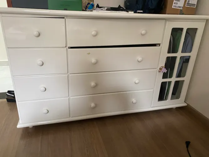 Guarda-Roupa Branco Infantil