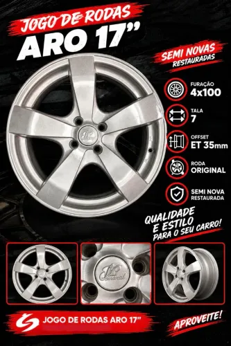 Jogo de Rodas aro 17"