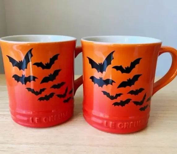 Set Canecas Seatlle Halloween Bats Le Creuset
