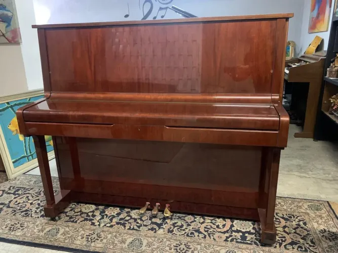 Piano Mogno Brilhante Fritz Dobbert Mod FD 127 Novinho