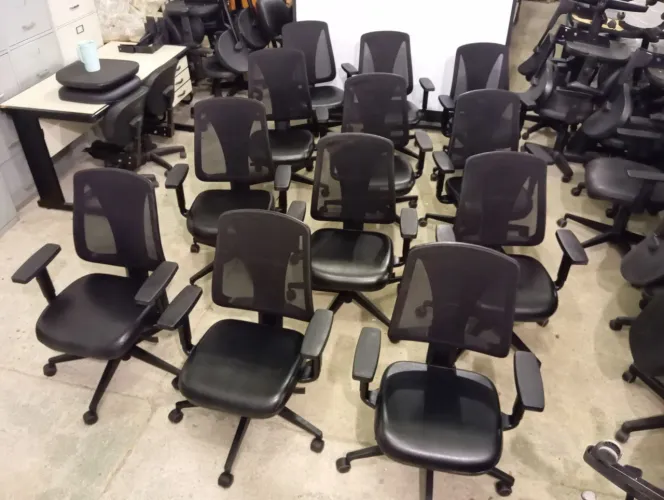 Cadeira tela ergonômica 