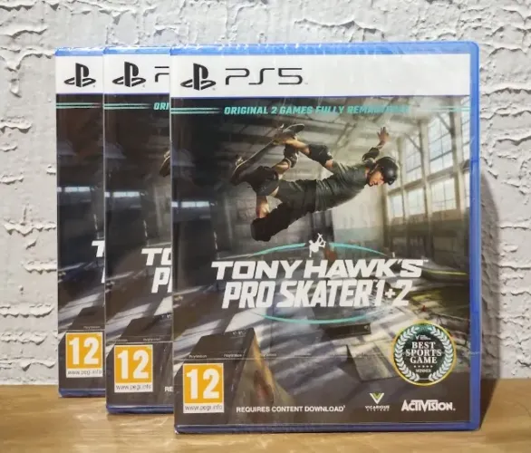 Tony Hawks Pro Skater 1+2 Ps5 Lacrado (Aceitamos seu jogo usado com pagamento)