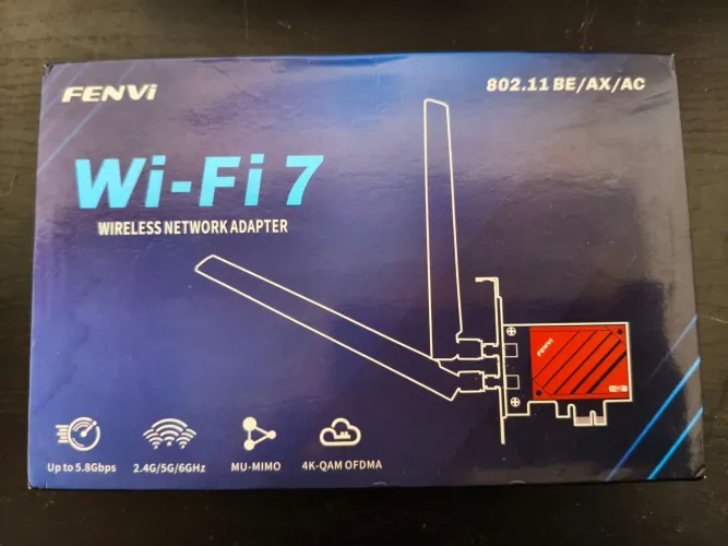 Placa de rede Wi-Fi 7 e Bluetooth 5.4