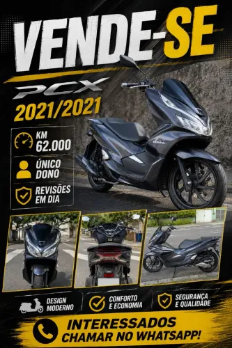 Vende-se PCX Honda 2021 unico dono 