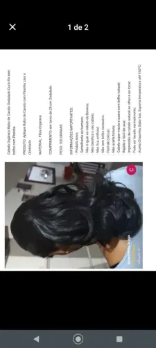 Rabo de cavalo orgânico ondulado