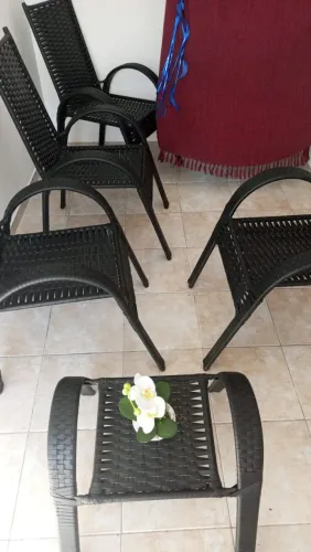 Jogo de Cadeiras com Centro