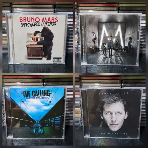 Cd Bruno mars, Maroon 5, James Blunt, The calling