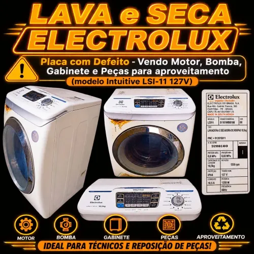 Lava e Seca Electrolux com Defeito na Placa