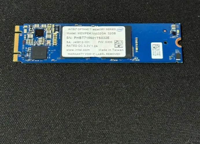 SSD OPTANE 32gb NVME