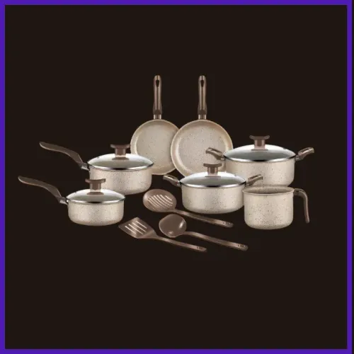 Jogo de Panelas Antiaderente Imperial® (10 Peças - Cor Cappuccino)