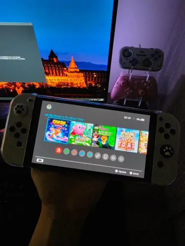 Nintendo Switch Oled Desbloqueado até 18x no cartão