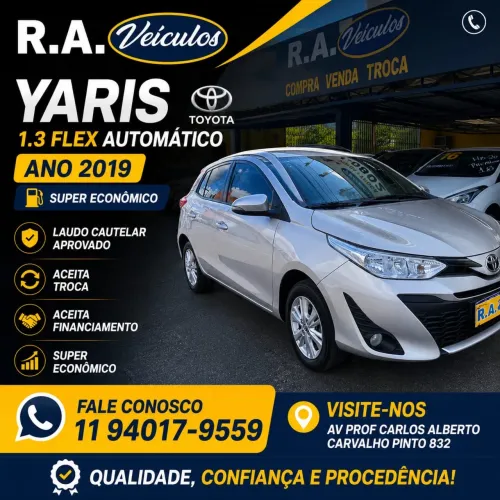 Toyota Yaris XL 1.3 Flex 16V 5P Aut. 2019