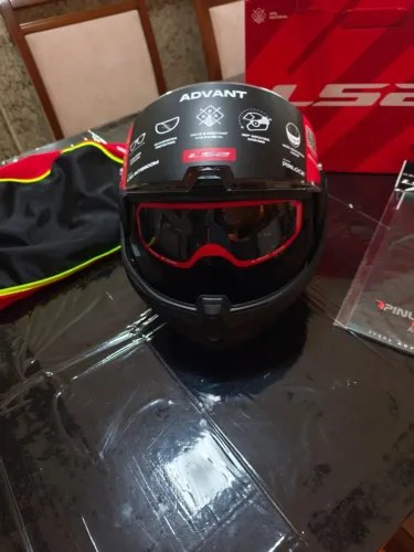 Capacete LS2 FF906 Advant Monocolor Fosco Preto tamanho 56