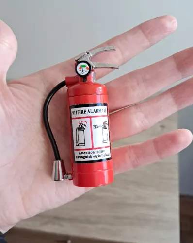 Isqueiro Extintor Incêndio Miniatura