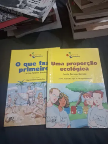 Kit 2 Livros Paradidáticos de Matemática (Coleção A Descoberta da Matemática) - Ed. Ática