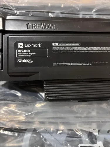 2 Toner Original Lexmark B224000 Preto e de cores  Sem Uso