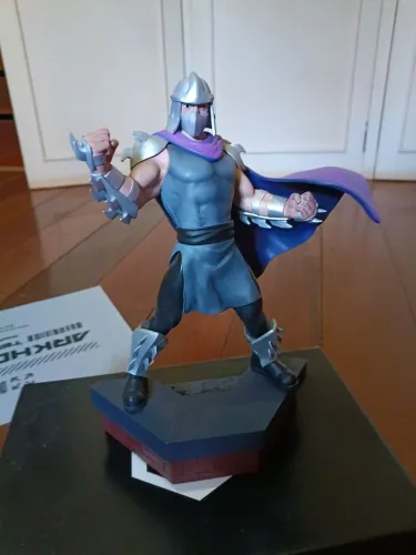 TMNT Shredder estátua linda
