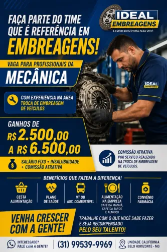 Mecanico com experiencia embreagem