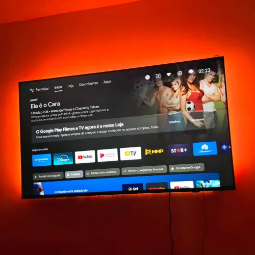 TV Philips 65" 4K + Ambilight